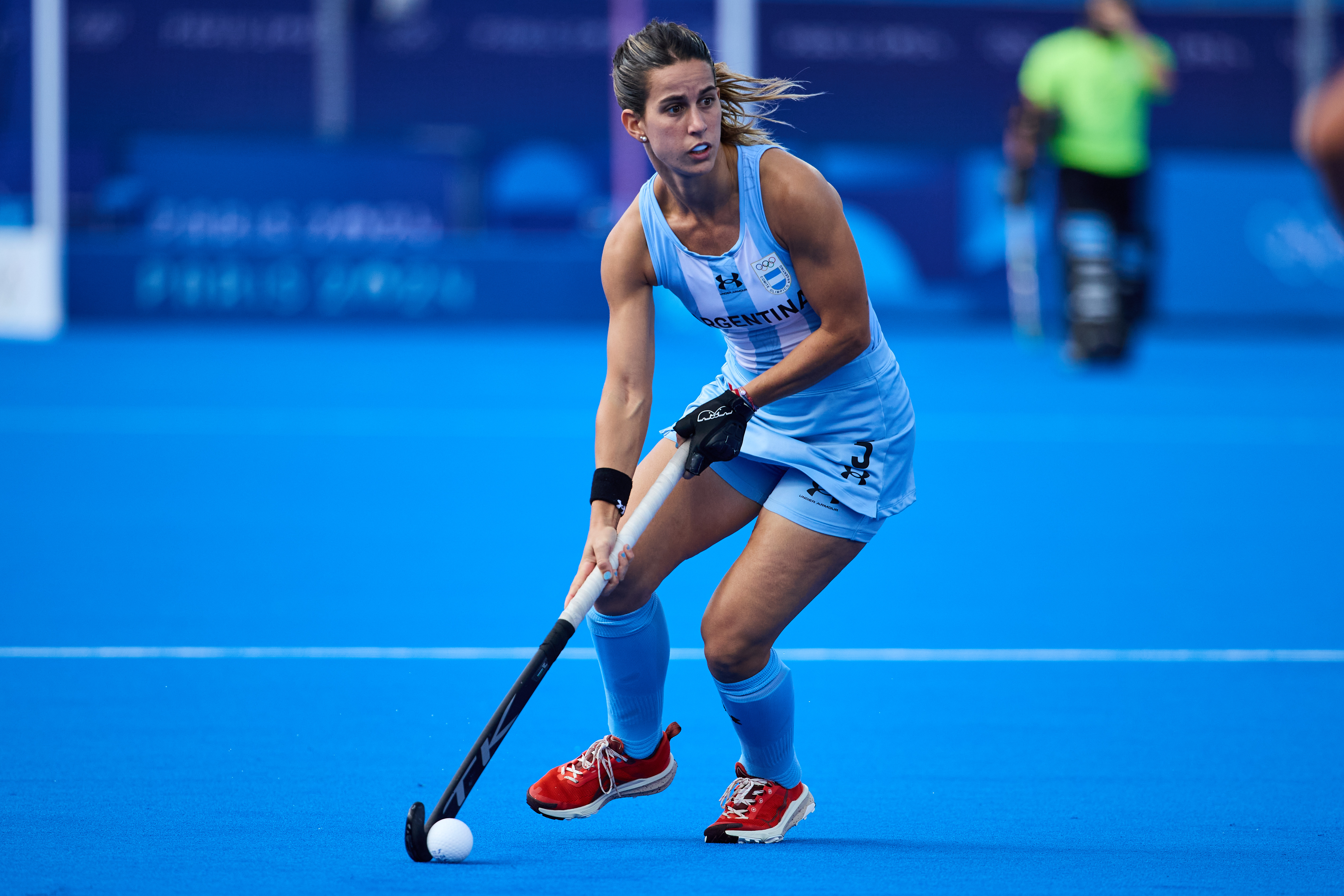 Agostina Alonso en acción